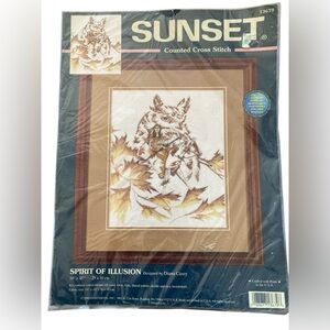 SUNSET ‘Spirit of Illusio’n Counted Cross Stitch Kit by Diana Casey